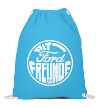 Lade das Bild in den Galerie-Viewer, Alt-Ford-Freunde Rucksack - Baumwolle mit Kordel