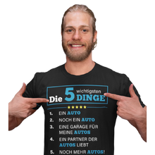 Lade das Bild in den Galerie-Viewer, Die 5 wichtigsten DINGE - Herren T-Shirt