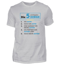 Lade das Bild in den Galerie-Viewer, Die 5 wichtigsten DINGE - Herren T-Shirt
