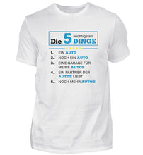 Lade das Bild in den Galerie-Viewer, Die 5 wichtigsten DINGE - Herren T-Shirt
