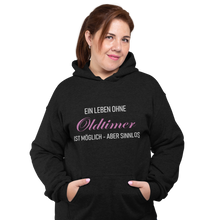 Lade das Bild in den Galerie-Viewer, Ein Leben ohne OLDTIMER - Damen Kapuzenpullover