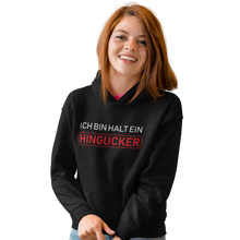Lade das Bild in den Galerie-Viewer, Ich bin halt ein Hingucker - Damen Kapuzenpullover