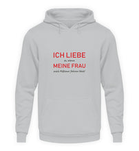 Lade das Bild in den Galerie-Viewer, Ich liebe meine Frau - Herren Kapuzenpullover