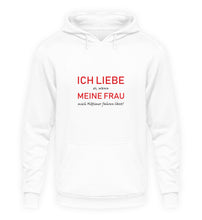 Lade das Bild in den Galerie-Viewer, Ich liebe meine Frau - Herren Kapuzenpullover