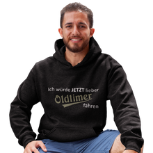 Lade das Bild in den Galerie-Viewer, Ich würde JETZT lieber - Herren Kapuzenpullover