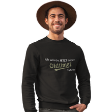 Lade das Bild in den Galerie-Viewer, Ich würde JETZT lieber - Herren Pullover