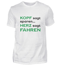 Lade das Bild in den Galerie-Viewer, KOPF sagt sparen  - Herren T-Shirt