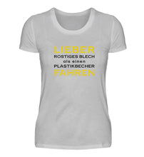 Lade das Bild in den Galerie-Viewer, LIEBER rostiges Blech  - Damen T-Shirt