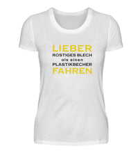 Lade das Bild in den Galerie-Viewer, LIEBER rostiges Blech  - Damen T-Shirt