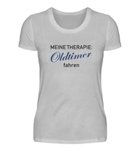 Lade das Bild in den Galerie-Viewer, Meine Therapie: OLDTIMER fahren  - Damen T-Shirt