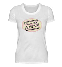 Lade das Bild in den Galerie-Viewer, Meiner fährt GEMISCH  - Damen T-Shirt