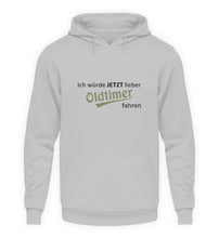 Lade das Bild in den Galerie-Viewer, Ich würde JETZT lieber - Herren Kapuzenpullover