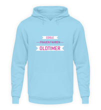 Lade das Bild in den Galerie-Viewer, COOLE Frauen fahren Oldtimer - Damen Kapuzenpullover