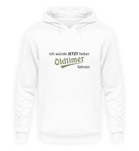 Lade das Bild in den Galerie-Viewer, Ich würde JETZT lieber - Herren Kapuzenpullover