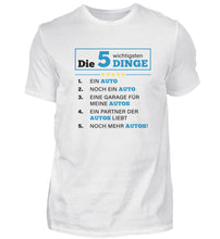 Lade das Bild in den Galerie-Viewer, Die 5 wichtigsten DINGE - Herren T-Shirt
